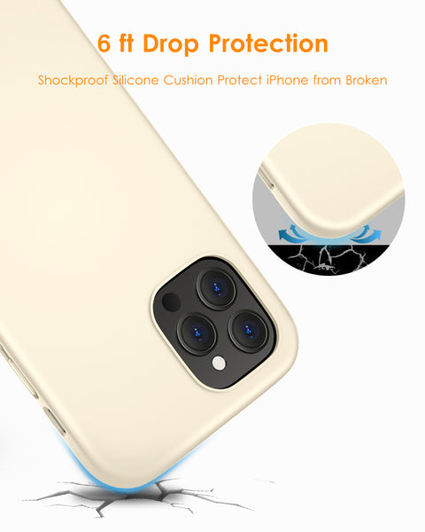 DTTO Compatible with iPhone 12/12 Pro Case,Shockproof Silicone [Romance Series] Cover [Enhanced Camera and Screen Protection] with Honeycomb Grid Cushion for iPhone 12 6.1” 2020,Midnight Green