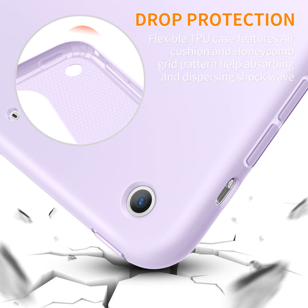 iPad Mini Case for iPad Mini 3/2 / 1, DTTO Ultra Slim Lightweight Smart Case Trifold Cover Stand with Flexible Soft TPU Back Cover for iPad Apple Mini, Mini 2, Mini 3 [Auto Sleep/Wake],NavyBlue