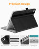 DTTO iPad Mini 4 Case, Premium Leather Folio Stand Cover Case with Multi-Angle Viewing and Auto Wake-Sleep Function, Front Pocket for Apple iPad Mini 4 - Brown
