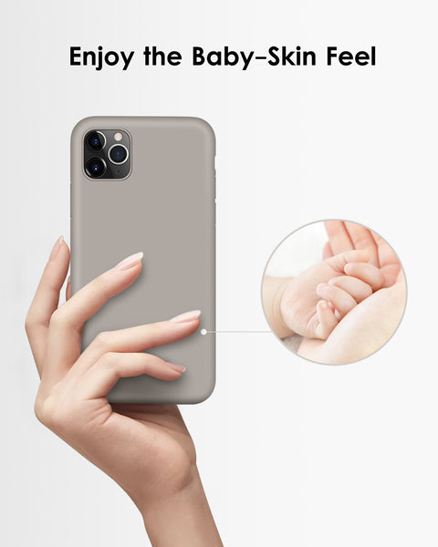 DTTO Compatible with iPhone 11 Pro Max Case, [Romance Series] Silicone Cover [Enhanced Camera and Screen Protection] with Honeycomb Grid Cushion for iPhone 11 Pro Max 2019 6.5", Mint Green