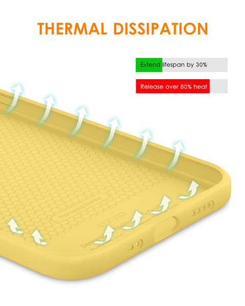 DTTO Compatible with iPhone 13 Mini Case, Shockproof Silicone [Romance Series] Cover [Enhanced Camera and Screen Protection] with Honeycomb Grid Cushion for iPhone 13 5.4 inch 2021, Black