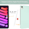 DTTO for iPad Mini 6 Case 2021, Premium Silk Pattern Slim Trifold Stand Cover[Support 2nd Gen Apple Pencil Charging] - Smart Auto Wake/Sleep Shell with Protective Hard Back(8.3 inch), Violets
