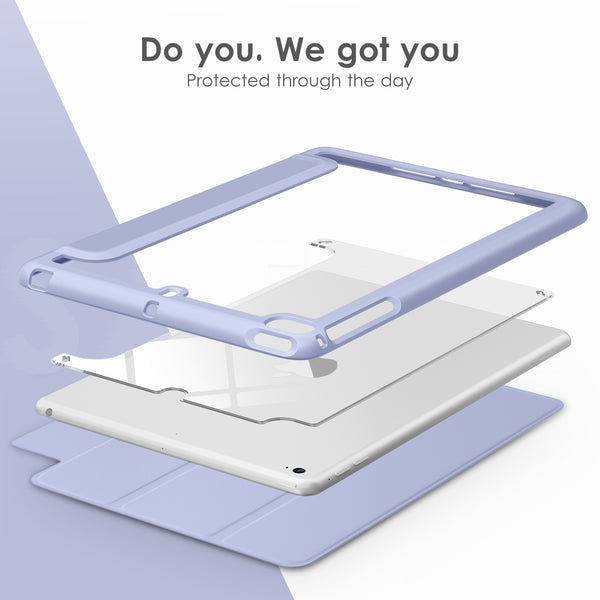 DTTOCASE Slim Clear Case for iPad Mini 4 5 3 2 1 (7.9 inch),TPU Shockproof Frame Cover[Support Auto Sleep/Wake] for iPad Mini 1st 2nd 3rd 4th 5th Generation - Rose Gold