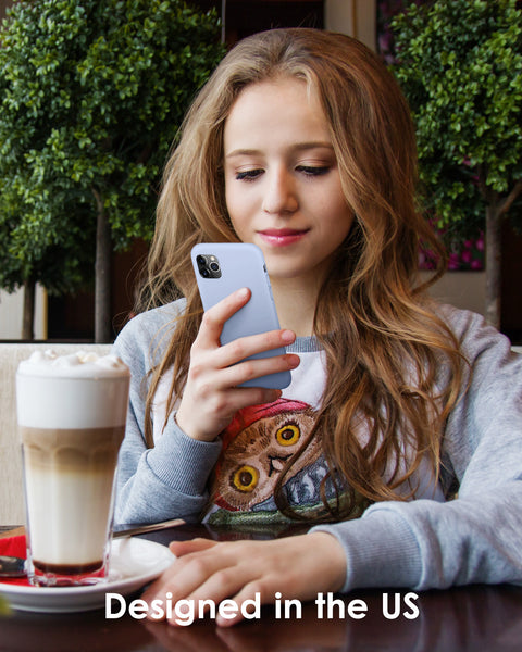 DTTO Compatible with iPhone 11 Pro Case, [Romance Series] Full Covered Silicone Cover [Enhanced Camera and Screen Protection] with Honeycomb Grid Cushion for iPhone 11 Pro 5.8" 2019, American Red