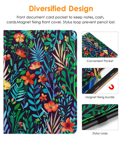 DTTO for Samsung Galaxy Tab A8 10.5 inch Case 2022, Premium Leather Business Folio Stand Cover with Built-in Hand Strap for Samsung Galaxy Tab A8 10.5’’ 2022 Model [SM-X200/X205/X207], Black