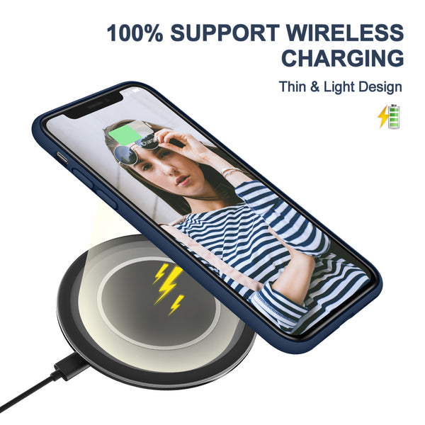 DTTO Compatible with iPhone 11 Case, [Romance Series] Full Covered Silicone Cover [Enhanced Camera and Screen Protection] with Honeycomb Grid Pattern Cushion for iPhone 11 6.1” 2019, Mint Green