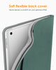 DTTO iPad Mini 4 Case, Premium Leather Folio Stand Cover Case with Multi-Angle Viewing and Auto Wake-Sleep Function, Front Pocket for Apple iPad Mini 4 - Brown