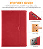 DTTO iPad Pro 12.9 6th / 5th / 4th / 3rd Generation Case 2022/2021/2020/2018, Premium Leather Folio Stand Cover with Built-in Apple Pencil Holder -Auto Wake/Sleep and Multi Viewing Angles,Brown