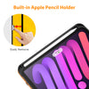 DTTO New iPad Mini 6th Generation Case 8.3 Inch 2021, Premium Leather Business Folio Stand Cover with Built-in Apple Pencil Holder-Auto Wake/Sleep and Multiple Viewing Angles-Black