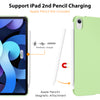 DTTO iPad Air Case 5th / 4th Generation 10.9 Inch, Hard Back, Sparkled and Sheen Front Cover for iPad Air 10.9" 5th / 4th Gen 2022 2020, Support 2nd Gen Pencil, Auto Sleep/Wake - Snow Blue