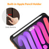 DTTO New iPad Mini 6th Generation Case 8.3 Inch 2021, Premium Leather Business Folio Stand Cover with Built-in Apple Pencil Holder-Auto Wake/Sleep and Multiple Viewing Angles-Black