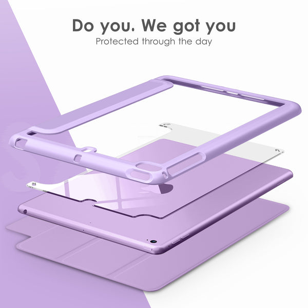 DTTOCASE Slim Clear Case for iPad Mini 4 5 3 2 1 (7.9 inch),TPU Shockproof Frame Cover[Support Auto Sleep/Wake] for iPad Mini 1st 2nd 3rd 4th 5th Generation - Rose Gold