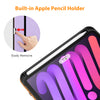 DTTO New iPad Mini 6th Generation Case 8.3 Inch 2021, Premium Leather Business Folio Stand Cover with Built-in Apple Pencil Holder-Auto Wake/Sleep and Multiple Viewing Angles-Black