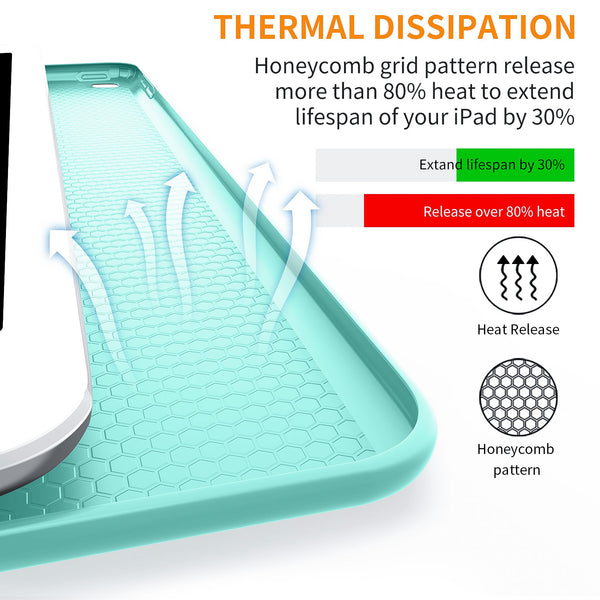 DTTO Case for iPad Mini 4,(Not Compatible with Mini 5th Generation 2019) Ultra Slim Lightweight Smart Case Trifold Stand with Flexible Soft TPU Back Cover for iPad mini4[Auto Sleep/Wake],Navy Blue