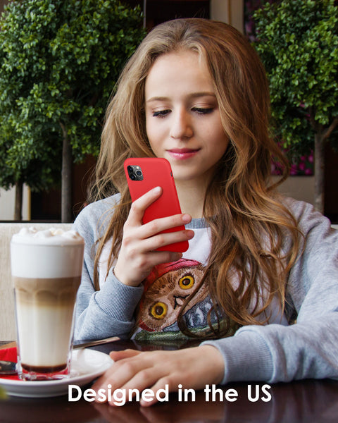 DTTO Compatible with iPhone 11 Pro Max Case, [Romance Series] Silicone Cover [Enhanced Camera and Screen Protection] with Honeycomb Grid Cushion for iPhone 11 Pro Max 2019 6.5", Mint Green