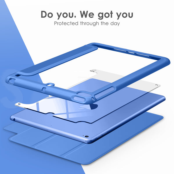 DTTOCASE Slim Clear Case for iPad Mini 4 5 3 2 1 (7.9 inch),TPU Shockproof Frame Cover[Support Auto Sleep/Wake] for iPad Mini 1st 2nd 3rd 4th 5th Generation - Rose Gold