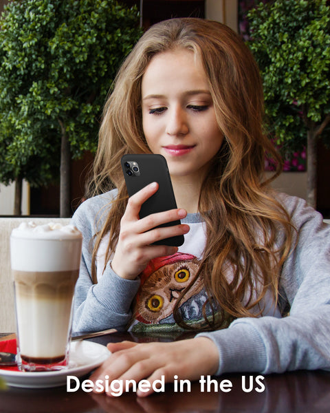 DTTO Compatible with iPhone 11 Pro Case, [Romance Series] Full Covered Silicone Cover [Enhanced Camera and Screen Protection] with Honeycomb Grid Cushion for iPhone 11 Pro 5.8" 2019, American Red