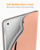 DTTO iPad Mini 4 Case, Premium Leather Folio Stand Cover Case with Multi-Angle Viewing and Auto Wake-Sleep Function, Front Pocket for Apple iPad Mini 4 - Brown