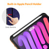 DTTO New iPad Mini 6th Generation Case 8.3 Inch 2021, Premium Leather Business Folio Stand Cover with Built-in Apple Pencil Holder-Auto Wake/Sleep and Multiple Viewing Angles-Black