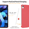 DTTO iPad Air Case 5th / 4th Generation 10.9 Inch, Hard Back, Sparkled and Sheen Front Cover for iPad Air 10.9" 5th / 4th Gen 2022 2020, Support 2nd Gen Pencil, Auto Sleep/Wake - Snow Blue