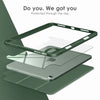 DTTOCASE iPad 10th Generation Case 2022, iPad 10.9 Inch Case with Clear Transparent Back and TPU Shockproof Frame Cover [Built-in Pencil Holder, Support Auto Sleep/Wake] -Watermelon