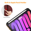 DTTO New iPad Mini 6th Generation Case 8.3 Inch 2021, Premium Leather Business Folio Stand Cover with Built-in Apple Pencil Holder-Auto Wake/Sleep and Multiple Viewing Angles-Black