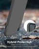 DTTO Compatible with iPhone XR Case, [Romance Series] Silicone Case with Hybrid Protection for iPhone XR 6.1 Inch - Black