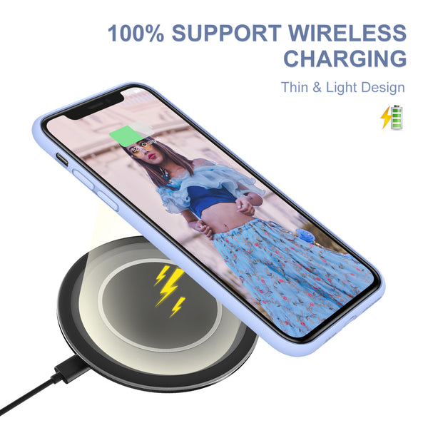 DTTO Compatible with iPhone 11 Case, [Romance Series] Full Covered Silicone Cover [Enhanced Camera and Screen Protection] with Honeycomb Grid Pattern Cushion for iPhone 11 6.1” 2019, Mint Green