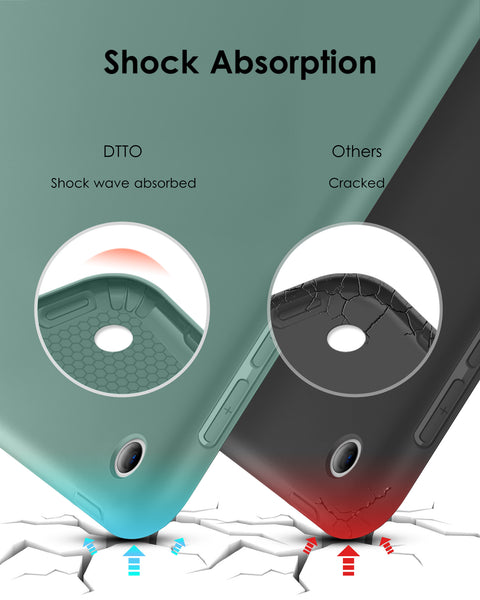 DTTO for iPad 9.7 Case 2018 iPad 6th Generation Case / 2017 iPad 5th Generation Case, Slim Fit Lightweight Smart Cover with Soft TPU Back Case for iPad 9.7 2018/2017 [Auto Sleep/Wake] - Navy Blue