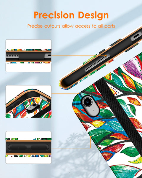 DTTO iPad Air 5th Generation Case (2022) / iPad Air 4th Generation Case (2020) 10.9 Inch, Premium Leather Business Folio Stand Cover with Pencil Holder [2nd Pencil Charging] for iPad Air 5/4, Brown