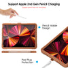 DTTO New iPad Pro 11 inch Case 2022(4th Gen)/2021(3rd Gen), [Screen Protector] Dual Layer Full Body Protection Cover with Pencil Holder, Also Fit iPad Pro 11’’ 2020&2018/iPad Air 5/Air 4 - Black