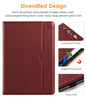 DTTO for Samsung Galaxy Tab A8 10.5 inch Case 2022, Premium Leather Business Folio Stand Cover with Built-in Hand Strap for Samsung Galaxy Tab A8 10.5’’ 2022 Model [SM-X200/X205/X207], Black