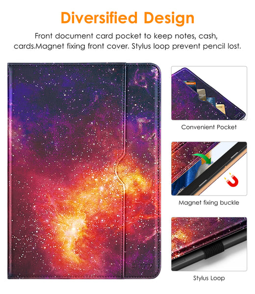 DTTO for Samsung Galaxy Tab A8 10.5 inch Case 2022, Premium Leather Business Folio Stand Cover with Built-in Hand Strap for Samsung Galaxy Tab A8 10.5’’ 2022 Model [SM-X200/X205/X207], Black