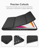 DTTO iPad 9th/ 8th/ 7th Generation 10.2 Case, Lightweight Soft TPU Back for iPad 10.2 Inch (2021/2020/2019) [Auto Wake/Sleep + Trifold Stand] - Rose Gold