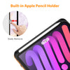 DTTO New iPad Mini 6th Generation Case 8.3 Inch 2021, Premium Leather Business Folio Stand Cover with Built-in Apple Pencil Holder-Auto Wake/Sleep and Multiple Viewing Angles-Black
