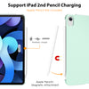 DTTO iPad Air Case 5th / 4th Generation 10.9 Inch, Hard Back, Sparkled and Sheen Front Cover for iPad Air 10.9" 5th / 4th Gen 2022 2020, Support 2nd Gen Pencil, Auto Sleep/Wake - Snow Blue