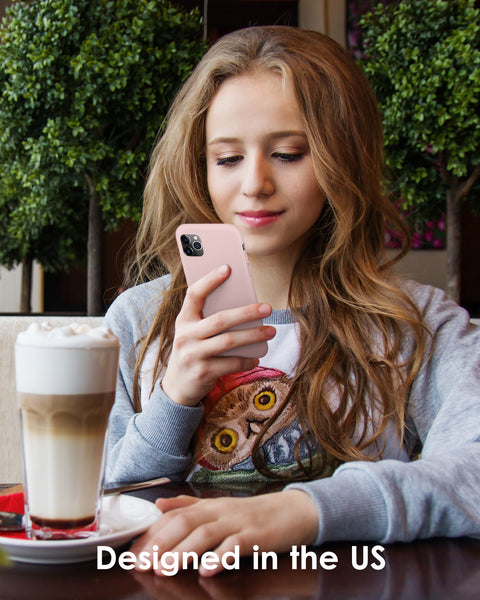 DTTO Compatible with iPhone 11 Pro Case, [Romance Series] Full Covered Silicone Cover [Enhanced Camera and Screen Protection] with Honeycomb Grid Cushion for iPhone 11 Pro 5.8" 2019, American Red