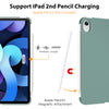 DTTO iPad Air Case 5th / 4th Generation 10.9 Inch, Hard Back, Sparkled and Sheen Front Cover for iPad Air 10.9" 5th / 4th Gen 2022 2020, Support 2nd Gen Pencil, Auto Sleep/Wake - Snow Blue