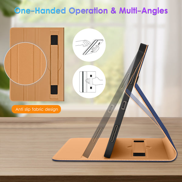 DTTO for Samsung Galaxy Tab S9 Ultra 14.6 inch Case 2023, Premium Leather Business Folio Stand Cover with S Pen Holder for Galaxy Tablet S9 Ultra 14.6’’ 2023 Model [SM-X910/X916B/X918U], Brown