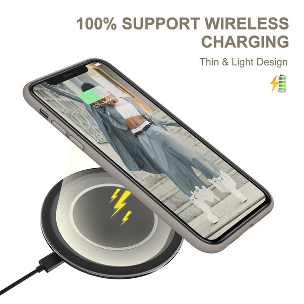 DTTO Compatible with iPhone 11 Case, [Romance Series] Full Covered Silicone Cover [Enhanced Camera and Screen Protection] with Honeycomb Grid Pattern Cushion for iPhone 11 6.1” 2019, Mint Green