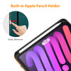 DTTO New iPad Mini 6th Generation Case 8.3 Inch 2021, Premium Leather Business Folio Stand Cover with Built-in Apple Pencil Holder-Auto Wake/Sleep and Multiple Viewing Angles-Black
