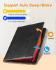 DTTO for Galaxy Tab S9 Plus Case 12.4 Inch Tablet (SM-X810/X816B/X818U), Premium Leather Business Folio Cover with S Pen Holder & Hand Strap for Samsung Galaxy Tab S9+ / S9 Plus 2023, Brown