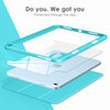 DTTOCASE iPad 10th Generation Case 2022, iPad 10.9 Inch Case with Clear Transparent Back and TPU Shockproof Frame Cover [Built-in Pencil Holder, Support Auto Sleep/Wake] -Watermelon