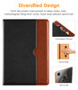 DTTO iPad Pro 12.9 6th / 5th / 4th / 3rd Generation Case 2022/2021/2020/2018, Premium Leather Folio Stand Cover with Built-in Apple Pencil Holder -Auto Wake/Sleep and Multi Viewing Angles,Brown