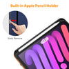 DTTO New iPad Mini 6th Generation Case 8.3 Inch 2021, Premium Leather Business Folio Stand Cover with Built-in Apple Pencil Holder-Auto Wake/Sleep and Multiple Viewing Angles-Black
