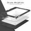 DTTOCASE for iPad 6th / 5th Generation 9.7 inch Case (2018/2017), iPad Air 2 & 1 (2014/2013) Case, Clear Back, Smart Cover [Built-in Pencil Holder, Auto Sleep/Wake] - Rose Gold