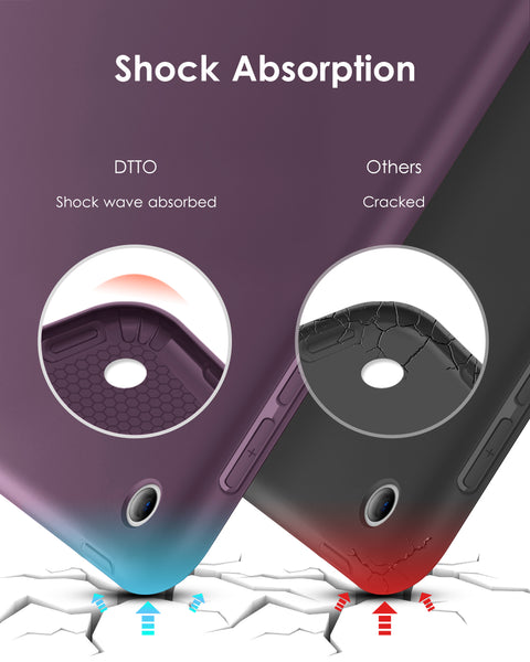 DTTO for iPad 9.7 Case 2018 iPad 6th Generation Case / 2017 iPad 5th Generation Case, Slim Fit Lightweight Smart Cover with Soft TPU Back Case for iPad 9.7 2018/2017 [Auto Sleep/Wake] - Navy Blue