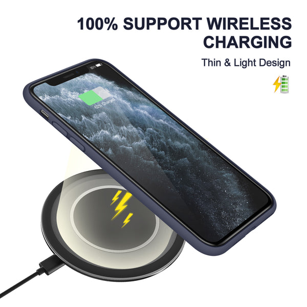 DTTO Compatible with iPhone 11 Case, [Romance Series] Full Covered Silicone Cover [Enhanced Camera and Screen Protection] with Honeycomb Grid Pattern Cushion for iPhone 11 6.1” 2019, Mint Green