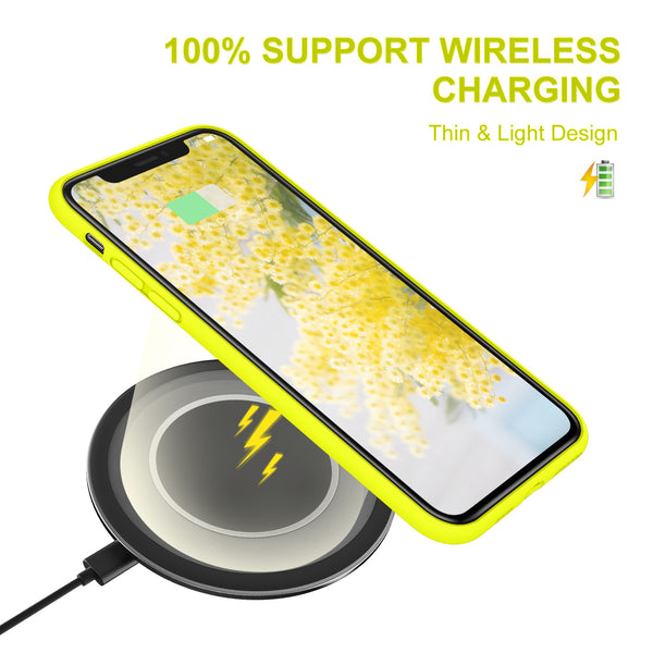 DTTO Compatible with iPhone 11 Case, [Romance Series] Full Covered Silicone Cover [Enhanced Camera and Screen Protection] with Honeycomb Grid Pattern Cushion for iPhone 11 6.1” 2019, Mint Green