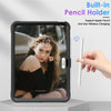 DTTO Case for iPad 10th Generation 10.9 Inch 2022 Release, iPad Case with Kickstand and Built-in Screen Protector, Durable Shockproof Full Body Protective Cover for Apple iPad 10.9 Inch - Black